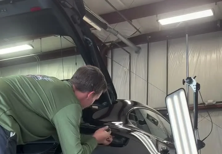 Inside Sean Miller's SG PDR shop in Granger Indiana